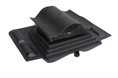 KTV ventilační prvek univerzální plechový profil, černá RAL 9005
